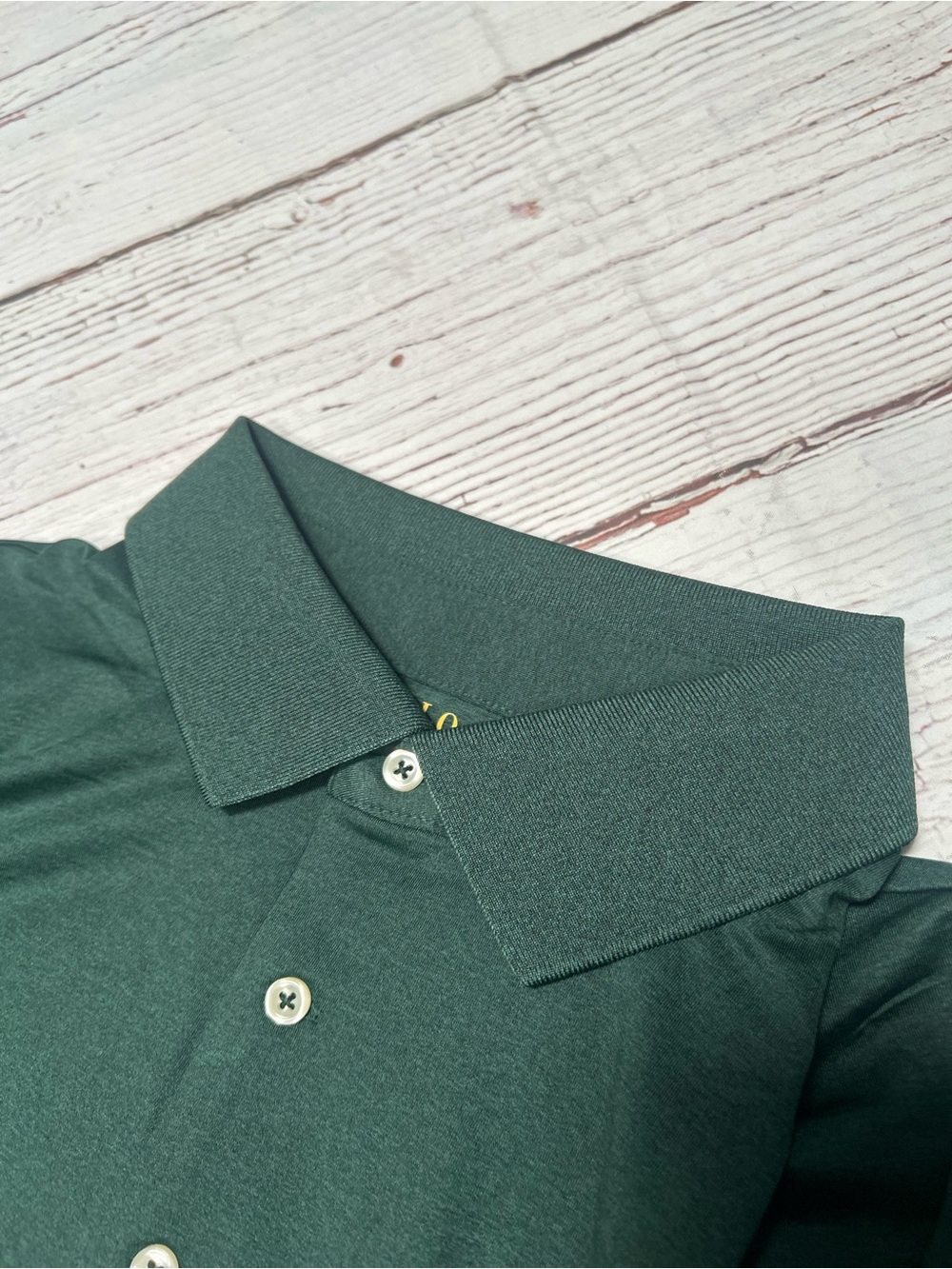 Ralph Lauren Men’s Forest Green Performance Polo with Pink Pony-Sz XLT